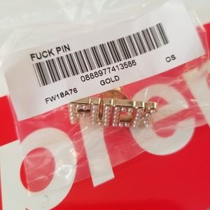 Supreme "F*CK" Pin